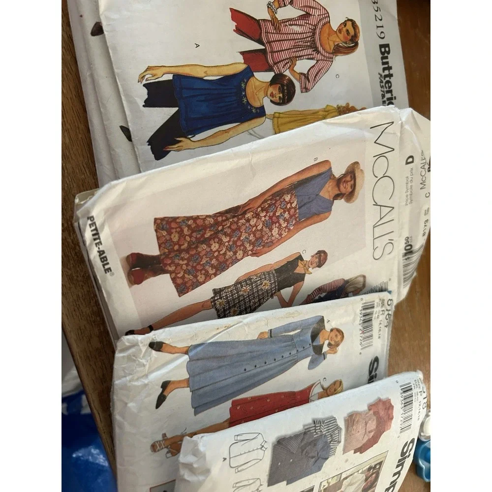 Patterns McCall's/ Simplicity/Butterick Variety 50ea Assorted Sizes 80s-90s Y2K